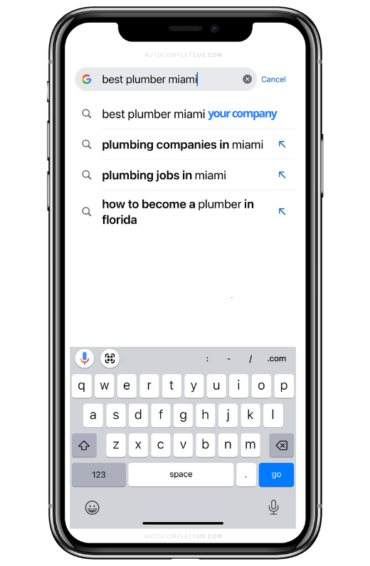 autocomplete us search box optimization