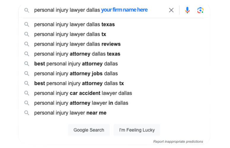 autocomplete us law firm